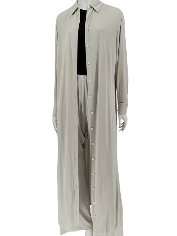 The Row Light Taupe Lounge Set – Size S/M (Top Small, Pants Medium)