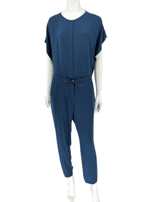 Loro Piana Blue Silk-Blend Lounge Set – Size 46
