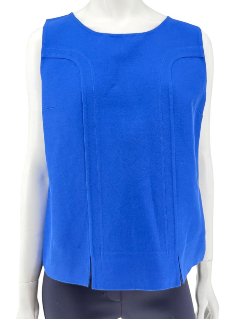 Marni Cobalt Blue Sleeveless Tunic/Blouse – Size IT 44