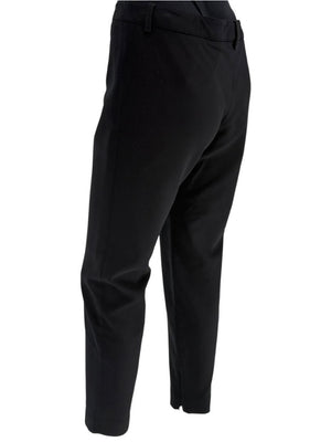 Alexander McQueen Black Wool-Cotton Blend Slim Pants with Ankle Zips – Size IT 46 (US 10)