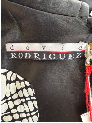 David Rodriguez Black Lambskin Leather Jacket – Pristine New With Tags