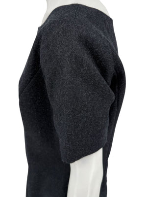 Pamella Roland Charcoal Grey 2-Piece Dress/Jacket Set – Large