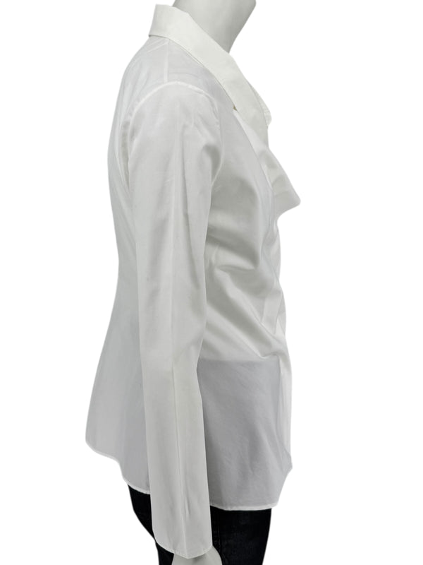 Jil Sander White Sculptural Front Shirt – Size IT 38