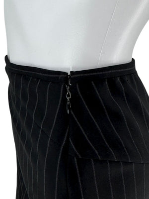 Armani Collezioni Charcoal Pinstripe 3-Piece Suit – Size 12