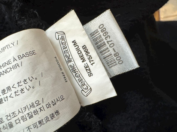 Chrome Hearts Black Zip Hoodie – Size M (Men's)