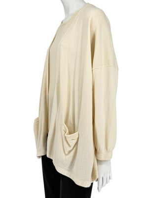 Shamask Ivory Cashmere Twin Set – Size 1