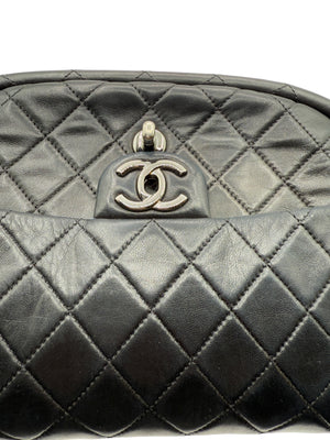 Chanel 2013 Black Hula Hoop Bag - Medium