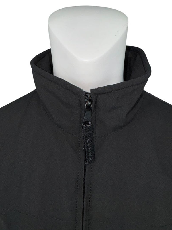Prada Black Nylon Longline Technical Jacket – Size IT 44 (US 8)