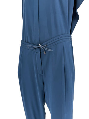 Loro Piana Blue Silk-Blend Lounge Set – Size 46