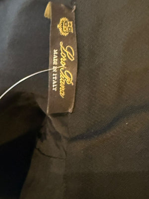 Loro Piana Black Virgin Wool Sleeveless Mini Dress – Size IT 46