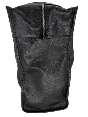 Balenciaga Black Arena Leather Bazar Shopper Tote Bag - XL