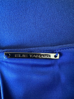 Elie Tahari Cobalt Blue Bell-Sleeve Shift Dress – Size 10