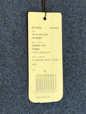 Akris Indigo Cashmere Twinset – Size 8