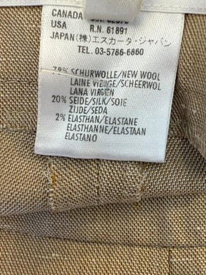 Escada Beige Wool-Silk Blend Two-Piece Suit – Size 42 (Blazer & Pants)