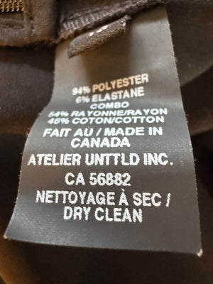 Atelier Unttld (now Mance) Black Wrap Skirt – Size 12