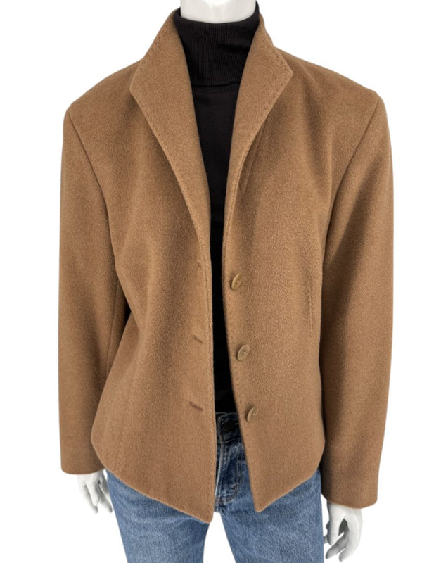 Lafayette 148 New York Camel Hair Jacket – Size 12