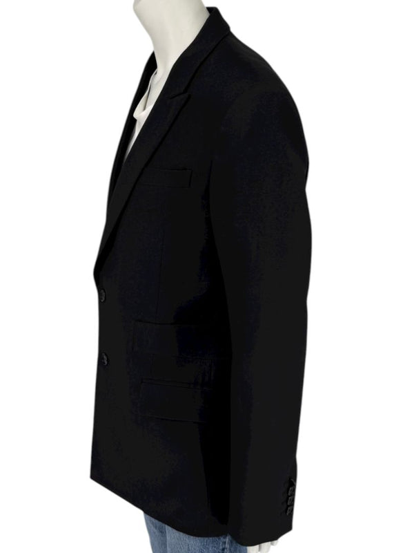 Givenchy Paris Men’s Black Wool Blazer – Size EU 52 - Made in Italy – New with Tags