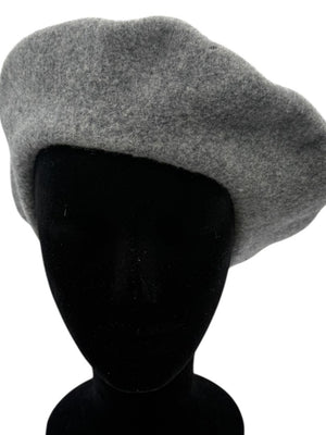 Borsalino Barbisio De Luxe 100% Wool Gray Beret