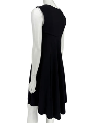 Diane von Furstenberg Sleeveless A-Line Knit Dress – Black - Size 0