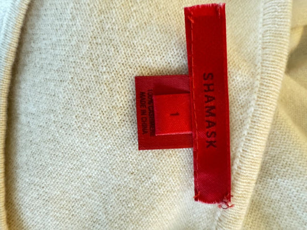 Shamask Ivory Cashmere Twin Set – Size 1
