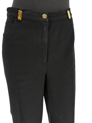 St. John Sport by Marie Gray Navy Stretch Denim-Style Pants – Size 16