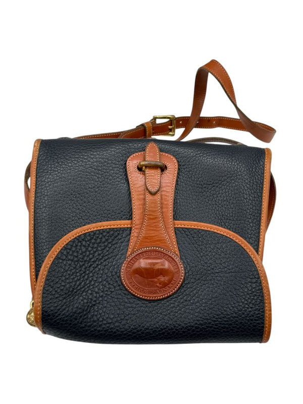 Dooney & Bourke Blue All Weather Leather Crossbody Bag W/ Matching Wallet, Keychain & Coin purse