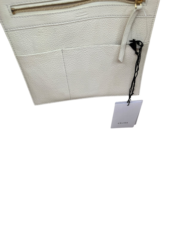 Celine Chalk Soft-Grained Calfskin Cabas Phantom Tote