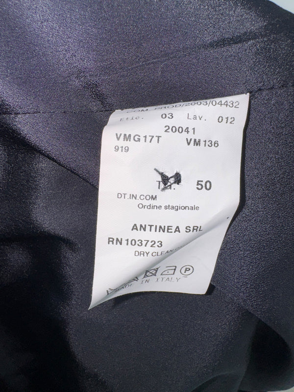 Armani Collezioni Navy Pinstripe Wrap Pantsuit – Made in Italy – Size 14