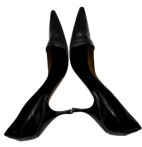 Yves Saint Laurent Suede & Patent Leather Pumps – Size 41