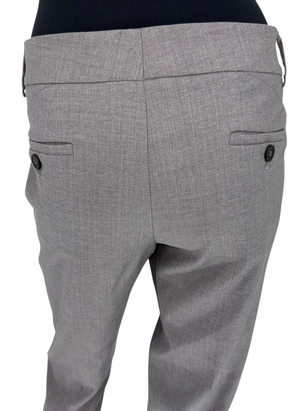 Brunello Cucinelli Grey Virgin Wool Trousers - Size IT44