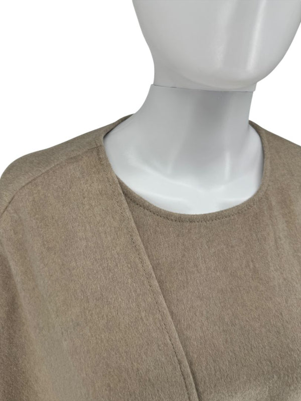 Max Mara 100% Cashmere Cape in Camel - O/S