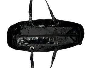 Chanel Paris-Biarritz XL Tote in Black Patent Vinyl