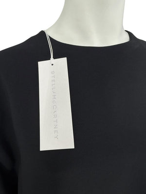 Stella McCartney Black Crystal Fringe Tunic Dress – Size IT 44