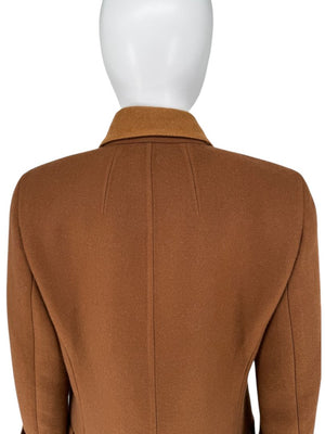 A-K-R-I-S- Camel Wool-Cashmere Blazer & Tapered Pant Suit – Size 10