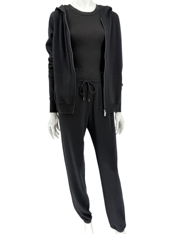 Loro Piana Black Baby Cashmere Lounge Set – Size 44 (Fits Like M/L)