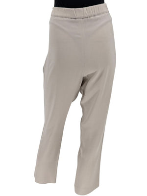 Fendi Taupe Cropped Trousers with Black Side Trim – Size IT 44 / US 8