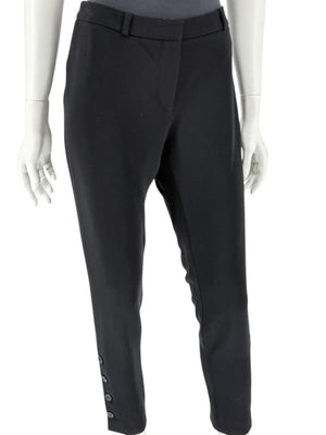 Akris Punto Grey Wool Suit with Purple Fleck Detailing – Size US 10