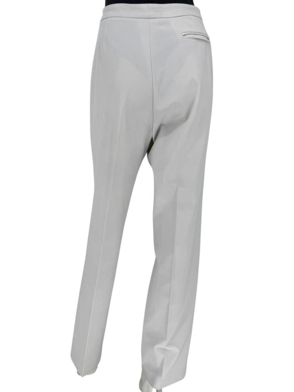 Oscar by Oscar de la Renta Greyish-White Two-Piece Suit – Size 12