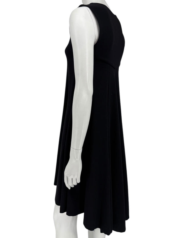Diane von Furstenberg Sleeveless A-Line Knit Dress – Black - Size 0