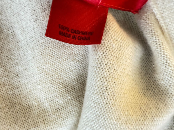 Shamask Ivory Cashmere Twin Set – Size 1