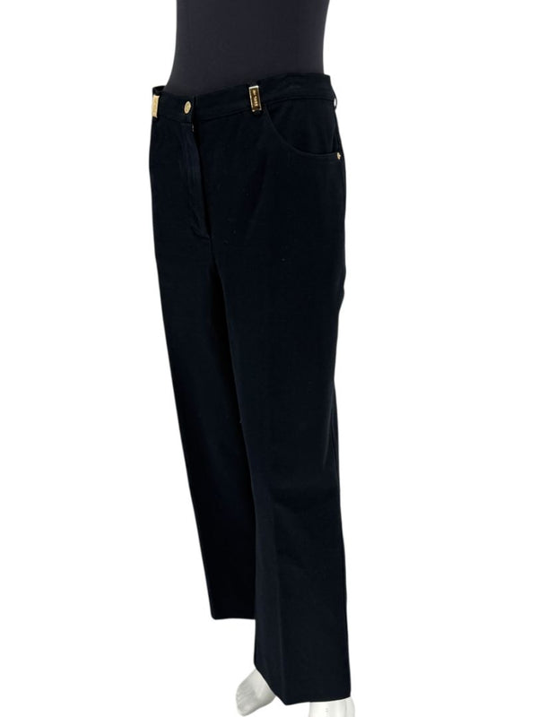 St. John Sport by Marie Gray Navy Stretch Denim-Style Pants – Size 16