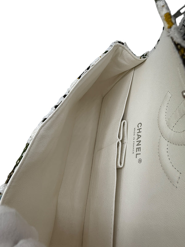 Chanel Double Flap Limited Edition Floral Tweed