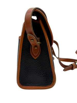 Dooney & Bourke Blue All Weather Leather Crossbody Bag W/ Matching Wallet, Keychain & Coin purse
