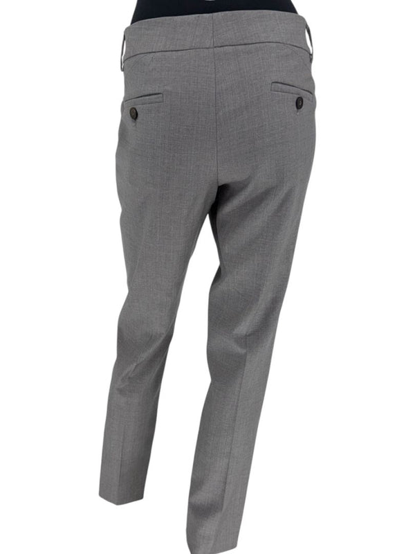 Brunello Cucinelli Grey Virgin Wool Trousers - Size IT44
