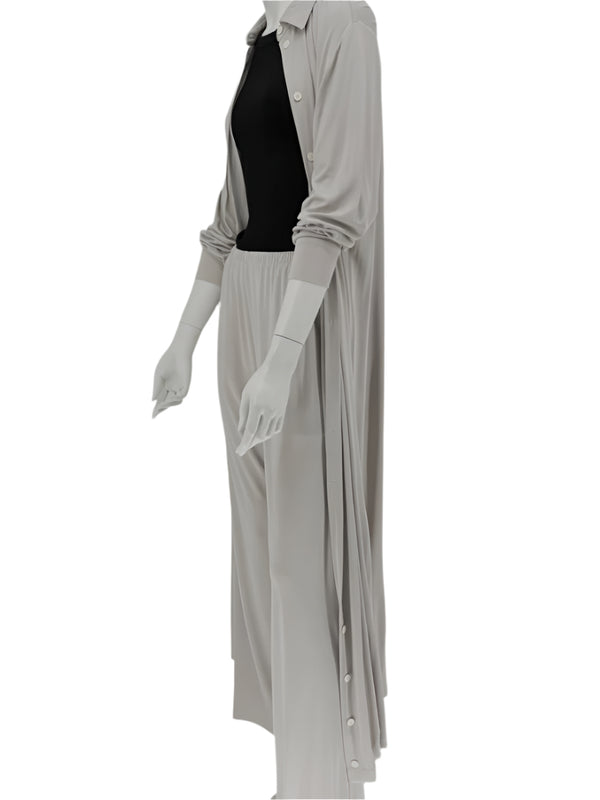 The Row Light Taupe Lounge Set – Size S/M (Top Small, Pants Medium)