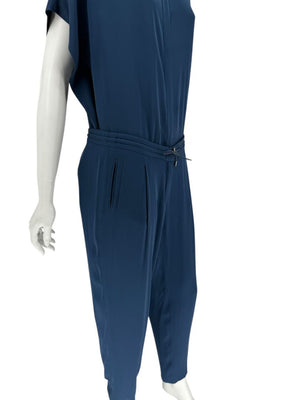 Loro Piana Blue Silk-Blend Lounge Set – Size 46