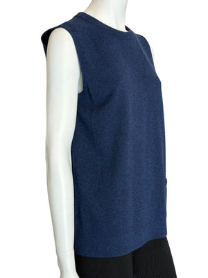Akris Indigo Cashmere Twinset – Size 8