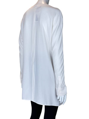 Akris Ivory Mulberry Silk Tunic Top – Size 8