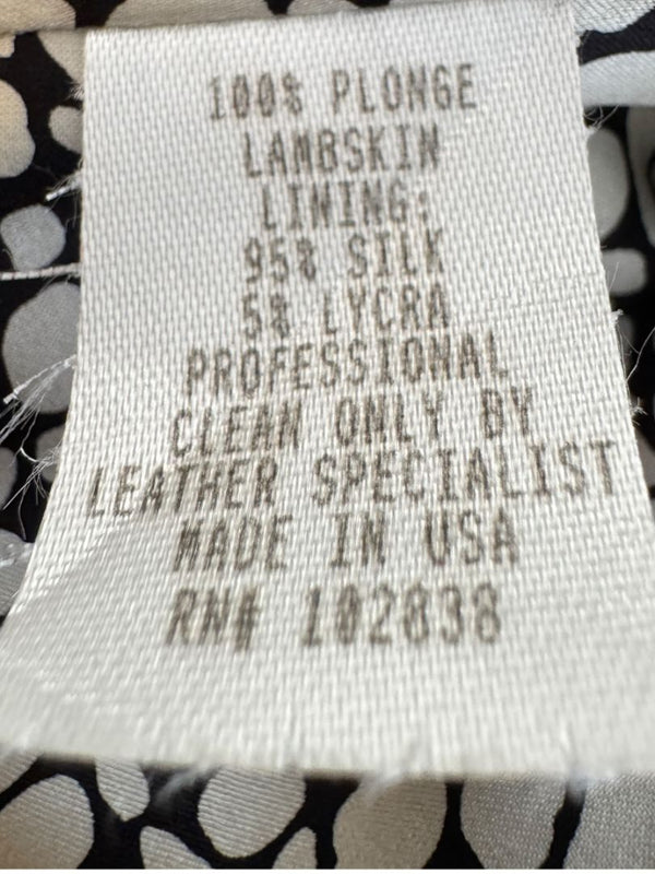 David Rodriguez Black Lambskin Leather Jacket – Pristine New With Tags