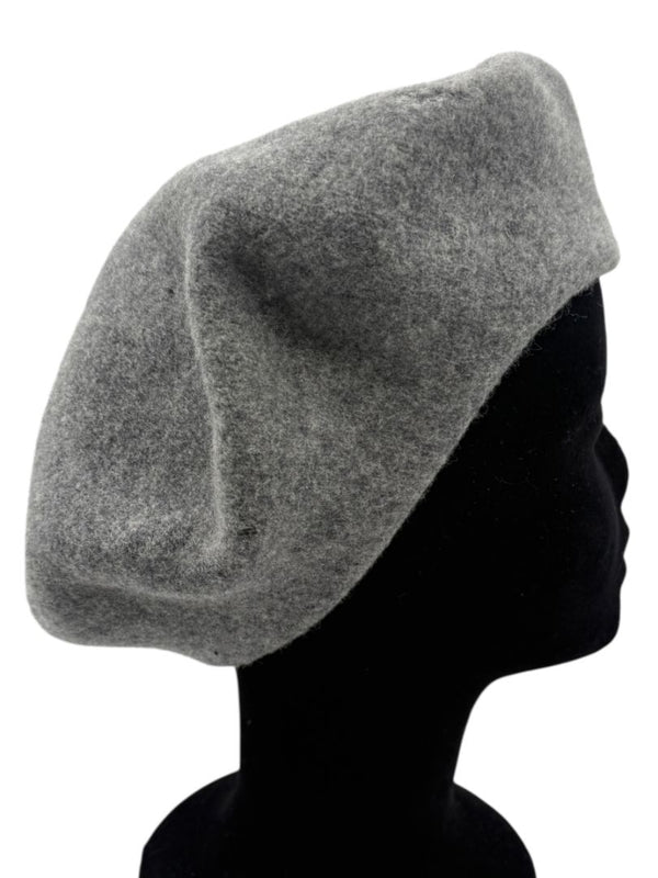 Borsalino Barbisio De Luxe 100% Wool Gray Beret